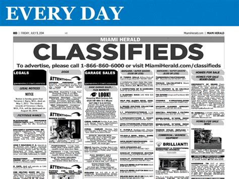 miami herald clasificados|classifieds miami.